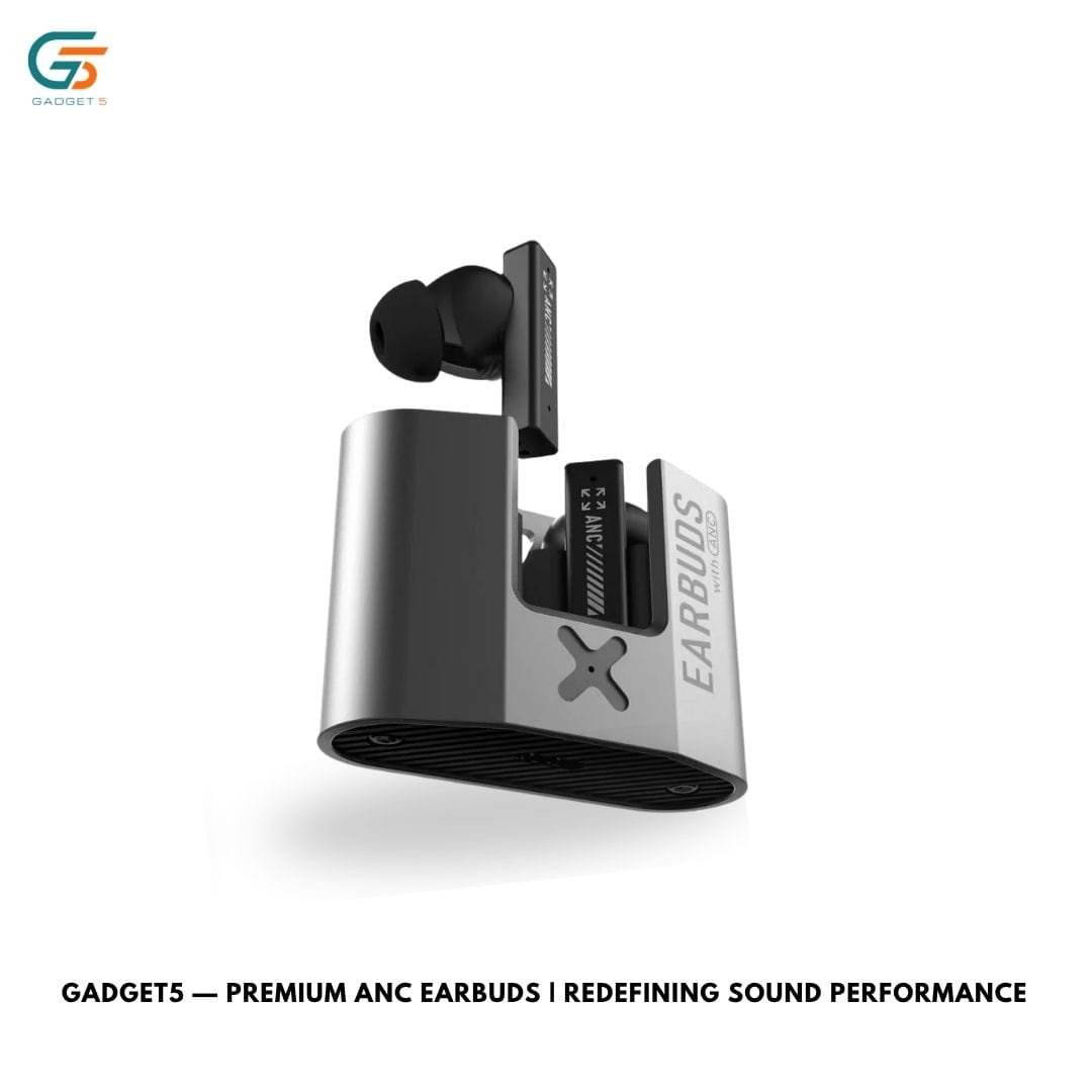 Premium Metallic ANC Wireless Earbuds
